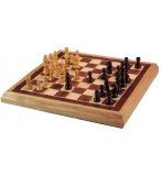 JEU D'ECHECS EN BOIS - ECHIQUIER - LONGFIELD - JEU DE STRATEGIE