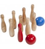 JEU DE BOWLING EN BOIS - JEU DE QUILLES - PLEIN AIR