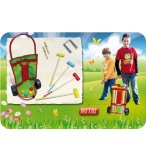 JEU DE CROQUET ANIMAUX EN BOIS - JEU D'ADRESSE - PLEIN AIR