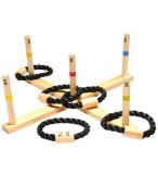 JEU DE LANCER D'ANNEAUX EN BOIS - BUITEN SPEEL - GA145 - JEU D'ADRESSE EXTERIEUR