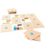 JEU DE MEMORY DU MONDE GEANT - BUITEN SPEEL - PLEIN AIR - JEU EDUCATIF