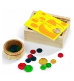JEU DE PUCES EN BOIS - JANOD - J02434 - JEU D'ADRESSE