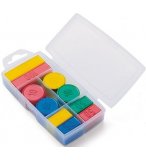 JEUJURA - BOITE DE 100 JETONS EN PLASTIQUE - ACCESSOIRE JEUX DE SOCIETE