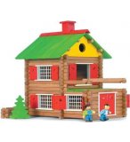 JEUJURA - MON CHALET SUISSE 175 PIECES JOUET EN BOIS