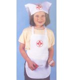 KLEIN - 4109B - TABLIER ET COIFFE D'INFIRMIERE - DOCTEUR - IMITATION