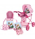 LANDAU COMBI POUSSETTE MAYA L'ABEILLE POUPEE - HAUCK - ACCESSOIRE POUPON
