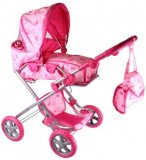 LANDAU COMBI POUSSETTE PAPILLON POUR POUPEE - LANDAU AVEC COUFFIN - ACCESSOIRE POUPEE / POUPON