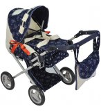 LANDAU COMBI POUSSETTE VENICE POUR POUPEE - DIMIAN - LANDAU AVEC COUFFIN - ACCESSOIRE POUPEE / POUPON