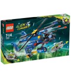 LEGO ALIEN CONQUEST 7067 LA RENCONTRE AVEC LE JET COPTER