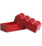 LEGO BOITE A GOUTER 8 PLOTS ROUGE - BRIQUE DE RANGEMENT LEGO
