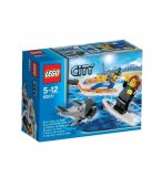LEGO CITY 7739 LE BATEAU ET LA TOUR DE CONTROLE  DES GARDE-COTES