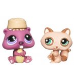 LITTLEST PETSHOP DUO CASTOR + RATON LAVEUR 1409/1410 - HASBRO - 94098