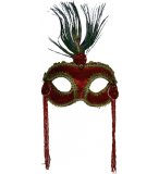LOUP AVEC PLUME DE PAON