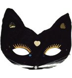 LOUP CHAT NOIR AVEC MOUSTACHE