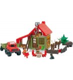 MAISON FORESTIERE AVEC ANIMAUX ET FIGURINES ABRICK - ECOIFFIER - 3118