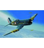 MAQUETTE AVION MILITAIRE F4U-7 CORSAIR - ECHELLE 1/48 - HELLER - 80415