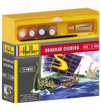 MAQUETTE BATEAU OSEBERG DRAKKAR - ECHELLE 1/180 - HELLER - 49056