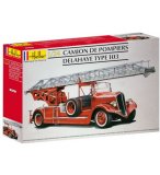 MAQUETTE CAMION DE POMPIERS DELAHAYE TYPE 103 - ECHELLE 1/24 - HELLER - 80780