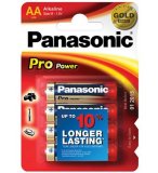 PANASONIC BLISTER DE 4 PILES ALCALINES AA/LR6