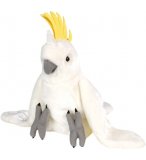 PELUCHE CACATOES BLANC 30 CM - CUDDLEKINS - WILD REPUBLIC - 82281