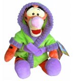 PELUCHE DISNEY TIGROU AVEC PEIGNOIR 25 CM - NICOTOY - PELUCHE LICENCE