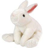 PELUCHE LAPIN BLANC 30 CM - CUDDLEKINS - WILD REPUBLIC - 80835