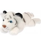 PELUCHE TIGRE BLANC 25 CM - BEAN BAGS - WILD REPUBLIC - 86853
