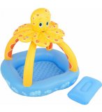 PISCINE GONFLABLE PIEUVRE ANTI UV - BESTWAY - 102 x 102 x 102 CM - JEU PLEIN AIR