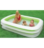 PISCINE GONFLABLE RECTANGULAIRE FAMILIALE - 262 x 175 x 56 CM - INTEX - JEU PLEIN AIR