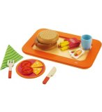 PLATEAU HAMBURGER EN BOIS - SEVI - 82318 - JEU D'IMITATION CUISINE