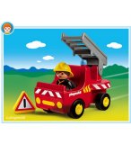 PLAYMOBIL 1.2.3 6716 POMPIER ET CAMION GRANDE ECHELLE
