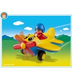 PLAYMOBIL 1.2.3 6717 PILOTE / AVION
