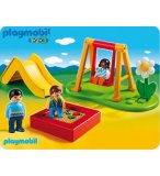 PLAYMOBIL 1.2.3 6748 ENFANTS ET AIRE DE JEUX