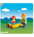 PLAYMOBIL 1.2.3 6749  MAMAN AVEC POUSSETTE