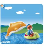 PLAYMOBIL 1.2.3 6762 GARCON AVEC DAUPHIN ET BOUEE