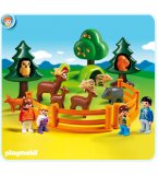 PLAYMOBIL 1.2.3 6772 PARC ANIMALIER
