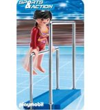 PLAYMOBIL ATHLETES 5191 GYMNASTE ET BARRES ASYMETRIQUES