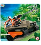 PLAYMOBIL CHASSEURS DE TRESORS 4846 VEHICULE A CHENILLE ET BRIGAND