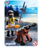 PLAYMOBIL CHEVALIERS 4870 CANONNIER DES CHEVALIERS DU LION
