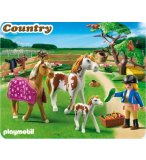 PLAYMOBIL COUNTRY 5227 CHEVAUX ET ENCLOS