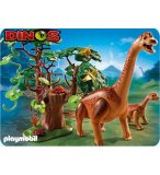 PLAYMOBIL DINOS DINOSAURES 5231 BRACHIOSAURE ET SON PETIT
