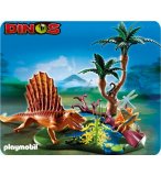 PLAYMOBIL DINOS DINOSAURES 5235 DIMETRODON AVEC VEGETATION