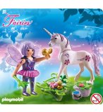 PLAYMOBIL FEES 5440 FEE CUISINIERE AVEC LICORNE VIOLETTE