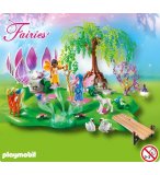 PLAYMOBIL FEES 5444 ILE DES FEES AVEC FONTAINE DE PIERRES PRECIEUSES