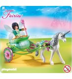 PLAYMOBIL FEES 5446 FEE PAPILLON AVEC CALECHE ET LICORNE