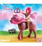PLAYMOBIL FEES 5449 FEE SURYA AVEC CHEVAL RUBIS
