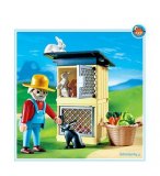 PLAYMOBIL FERME 4491 FERMIER AVEC LAPINS