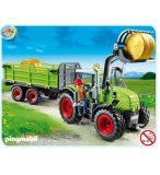 PLAYMOBIL FERME 5121 GRAND TRACTEUR AVEC REMORQUE
