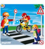PLAYMOBIL L'ECOLE 4328 AGENT DE SECURITE ET ECOLIERS