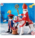 PLAYMOBIL NOEL 4893 SAINT NICOLAS ET PERE FOUETTARD